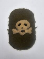 WWI German Flame Trooper Skull Patch RARE picture
