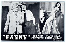 c1960 Fanny Ezio Pinza Walter Slezak Majestic Theatre New York City NY Postcard picture