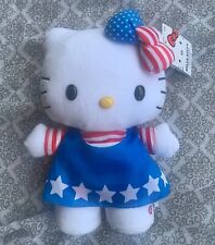 Hello Kitty 2022 Patriotic Side Stepper Plushie Musical Dancing Greeter NWT 4th picture