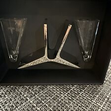 Tesla Sipping Glass LIMITED EDITION 2 Luxury Sipping Glasses w/ Holder *IN HAND picture