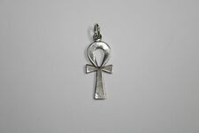 EGYPTIAN ANKH 925 STERLING Silver - Key of Life Symbol Good Luck Pendant New picture