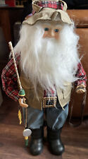Fishing Fisherman Santa Claus with Pole 17