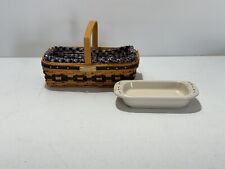 Longaberger Collectors Club JW Miniature Gathering Combo Basket baking dish picture