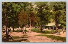 Camping Grounds In New Market Virginia VA Endless Caverns ~ Vintage Postcard picture
