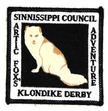 MINT 1999 Klondike Derby Arctic Fox Sinnissippi Council Patch Wisconsin picture