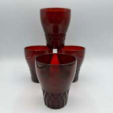 Anchor Hocking Windsor Royal Ruby Tumblers 10 oz, Set of 4 picture