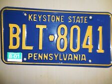 2001 Pennsylvania License Plate #BLT-8041  Keystone State Bacon~Lettuce~Tomato picture