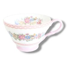 #AX Vintage Shelly England teacup tea cup Pink flower floral gold gilding gilt  picture