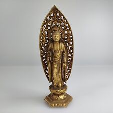 Vintage Amitabha Buddha Statue by Makita Shuun Buddhist Zen 16cm picture