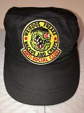 WEIRDO CAR CULTURE EMBROIDERED PATCH CHARCOAL FLAT TOP CAP  SPECIAL  PRICE picture