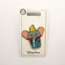 Shanghai Disney Pin SHDL 2021 Milk Tea Series Dumbo Elephant Cute New on Card picture