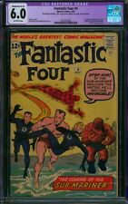Fantastic Four #4 ⭐ CGC 6.0 Restored ⭐ 1st Silver Age SUB-MARINER Marvel 1962 picture