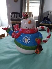Snowman Teapot - by CRACKER BARREL 10