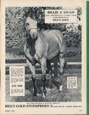 Magazine Ad - 1970 - Bill's Gold Horse Farm - Southfield, MI - BILLIE A' GO GO picture