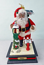 Vintage 1993 Holiday Creations Musical Santa Claus North Pole Mail Box Noel picture