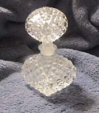 Beautiful Vintage Square Crystal Perfume Bottle picture