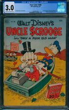 Four Color #386 ⭐ CGC 3.0 ⭐ Carl Barks Uncle Scrooge Golden Age Disney Dell 1952 picture