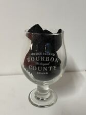 Goose Island Bourbon County Brand snifter style tasting glasses picture