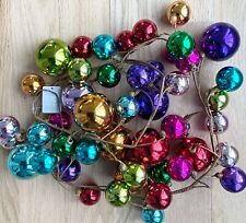 RAZ Imports 4' Multi Colored Ball Garland Decor Christmas NWT #G3416336 picture