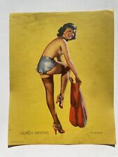 Vintage 1940s Pinup Girl Picture  by Gil Elvgren- French Dressing picture