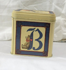 Vintage Century Resources ABC Block Apple Bear Cat Lidden Tin picture