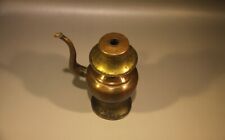 Tibetan 19th Century Old Antique Buddhism Double Color Copper Holy Water Bottle picture
