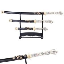 A RICHLY DECORATED SET OF SAMURAI SWORDS WITH A STAND C-003/4 picture