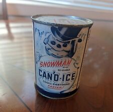 Snowman Cand Ice full metal can  picture