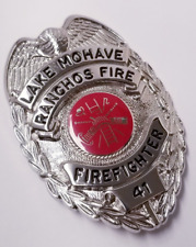 Blackinton Lake Mohave Ranchos Fire Firefighter 41 Badge picture