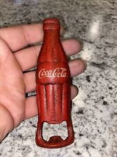Coca Cola Bottle Opener Patina Metal Coke Collector Soda Pepsi Beer BBQ Gift WOW picture