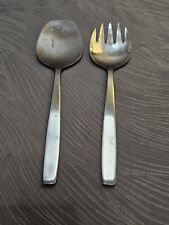 viners of sheffield stainless serving spoon and fork picture