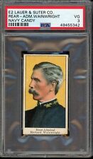 1910 E2 Lauer & Suter Co. Navy Candy Rear Admiralwainwright PSA 3 picture