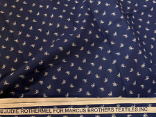 Cotton Fabric 1800s Civil War Repro Indigo Blu Judie Rothermel Marcus Fabrics FQ picture