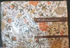 Vintage 1970's J.C. Pennies Percale/ Permanent Press Full Size Flat Sheet picture