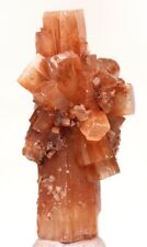 ARAGONITE Natural Flower Crystal Cluster Mineral Specimen MOROCCO Red Orange picture