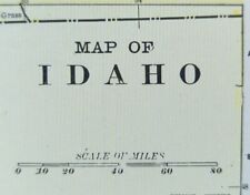 Vintage 1903 IDAHO Map 11