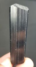 175 ct Terminated Black-TOURMALINE TOP-Quality Crystal From Afghanistan  picture