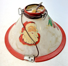 Vintage 1950s Noma Santa & Bells Lighted Christmas Tree Stand picture