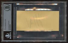Van Heflin d1971 & Deborah Kerr d2007 signed on 5-26-47 autograph 2x5 cut BAS picture
