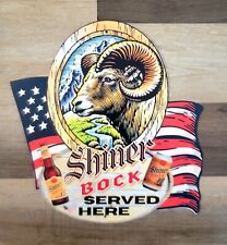 Shiner Bock Beer Served Here Metal Sign Man Cave Bar  Decor Sign 16