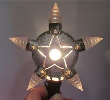 1930s C-6 Kristal Star Reliance Christmas Light Clear Points Tree Topper  picture