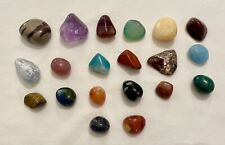 Lot of 20 Polished Rocks Tumbled Stones Gemstone Mix Healing Stones picture