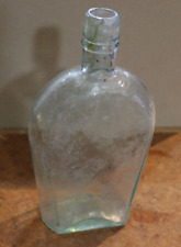 Antique Clear Western Whiskey bottle olde picture