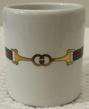 Vintage 1980s Gucci Horse Bit Porcelain Coffee Cup Mug Made in Italy picture