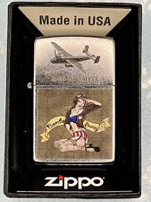 2021 B-25 Mitchell Bombs Away Airplane Zippo Lighter NEW In Box Never Struck picture