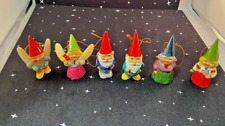 VTG. Gorham Gnome Family Of Christmas Ornaments 1979 Unieboek B.V. RARE SET picture