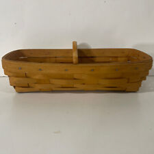Longaberger Woodcraft’s Cheese And Cracker Handwoven Basket vintage 2000 picture