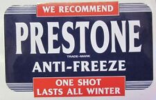 Prestone Anti-Freeze Decal small.  4.5