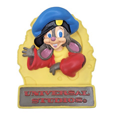 1986 An American Tail Fievel Plastic Coin Bank Universal Studios RARE picture