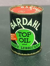 Bardahl Top Oil and Valve Lubricant Full Can Original Vintage .35 cents Read picture